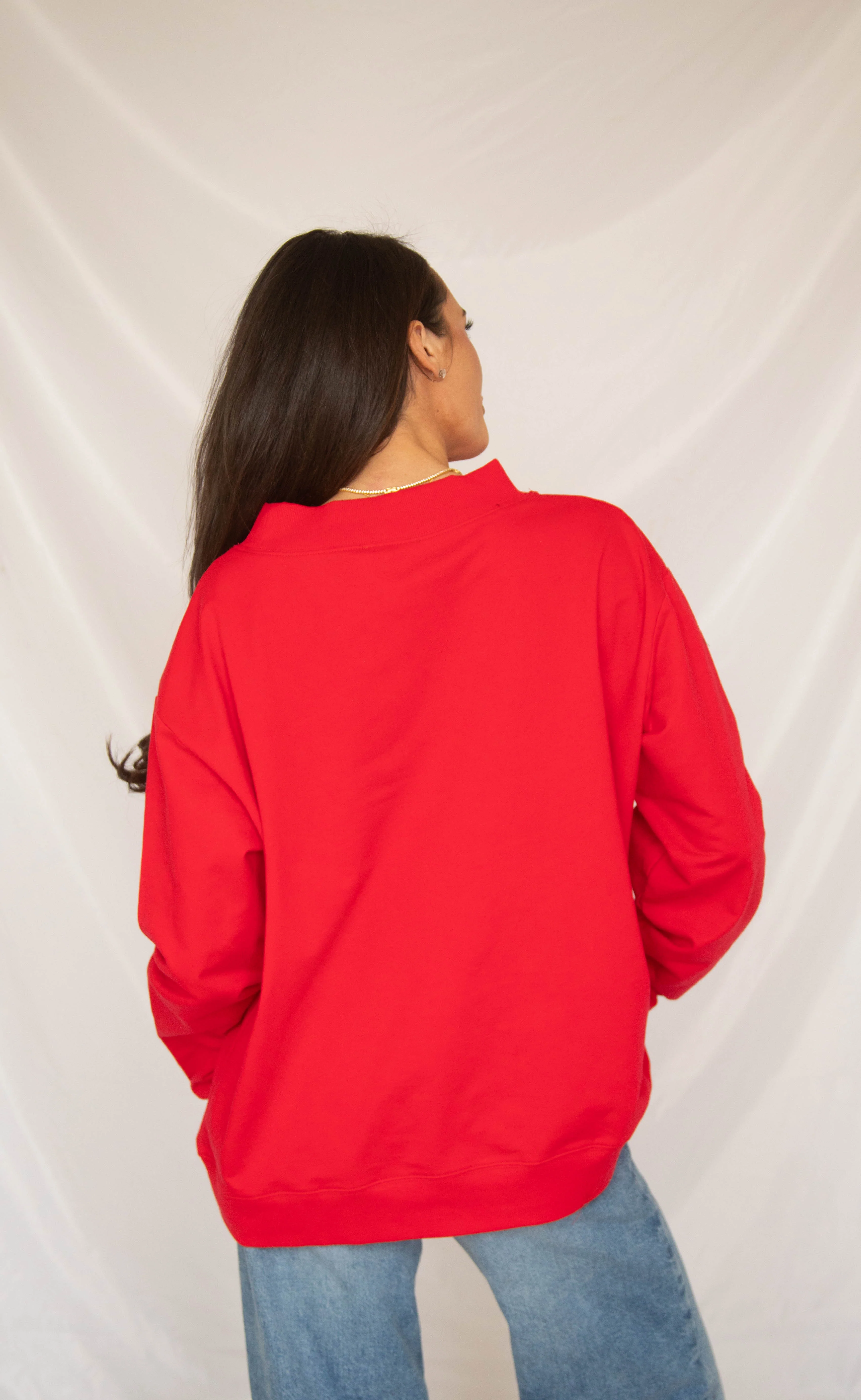 xoxo gingham mock neck - Image 3