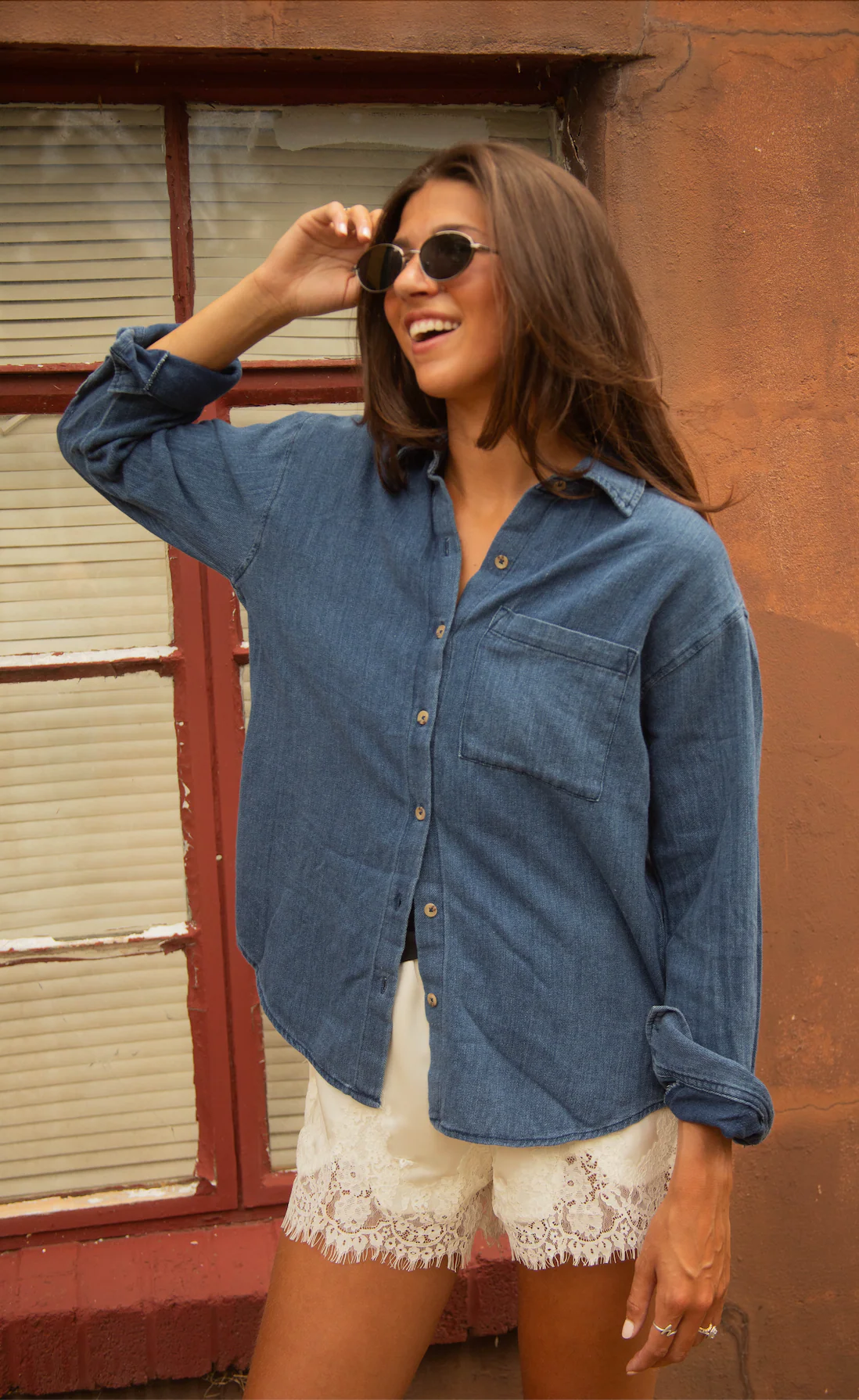 z supply: the perfect twill button up - Image 2